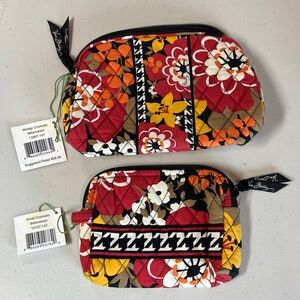 Vera Bradley Bittersweet Small & Medium Cosmetic Bags NEW